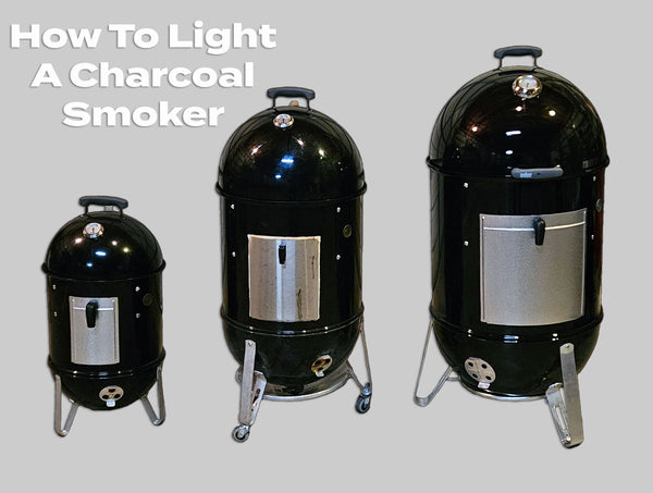 Charcoal Smoker - Water Smoker - Upright Charcoal Smoker