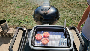 Crack Burgers - Weber Kettle Grill